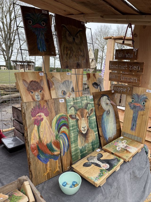 Sfeerimpressie van de herfstmarkt bij Hertenkamp Enkhuizen