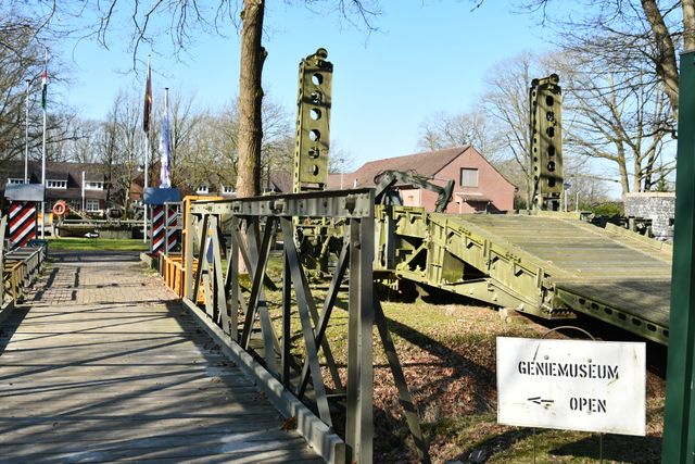 Toegang bij het Geniemuseum in Vught