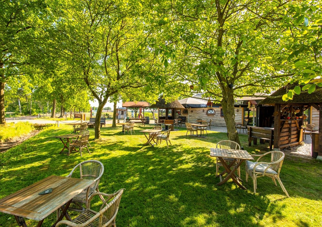 Terras bij Natuurpoort De Peel in Deurne