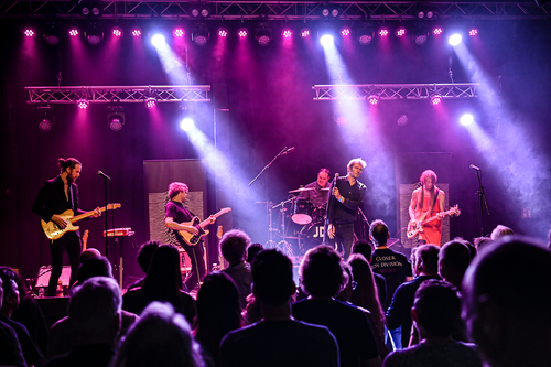 A band playing