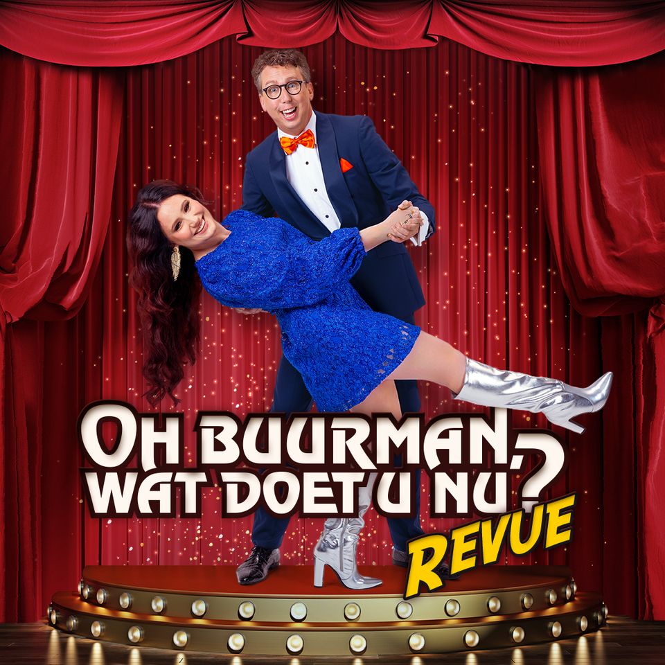 aankondiging theatervoorstelling buurman wat doet u nu