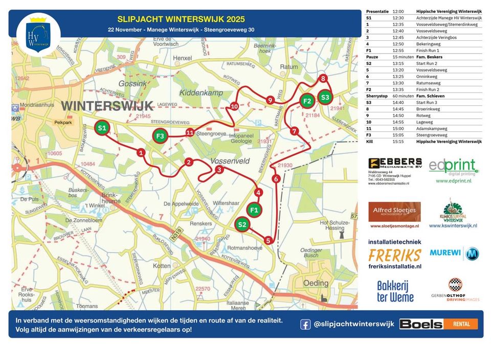Slipjacht Winterswijk 2025