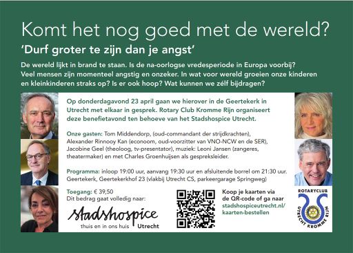 Komt het nog goed met de wereld?