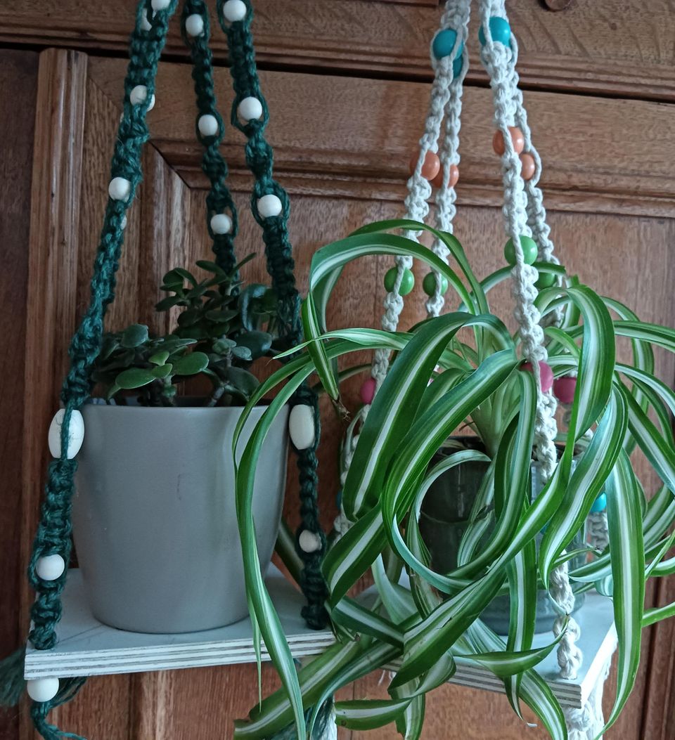(Groot)ouder/kind workshop Macramé een plantenplankje