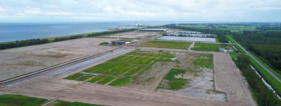 Bedrijventerrein Flevokust Haven in Lelystad