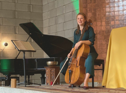 Evelien Fokker op de cello