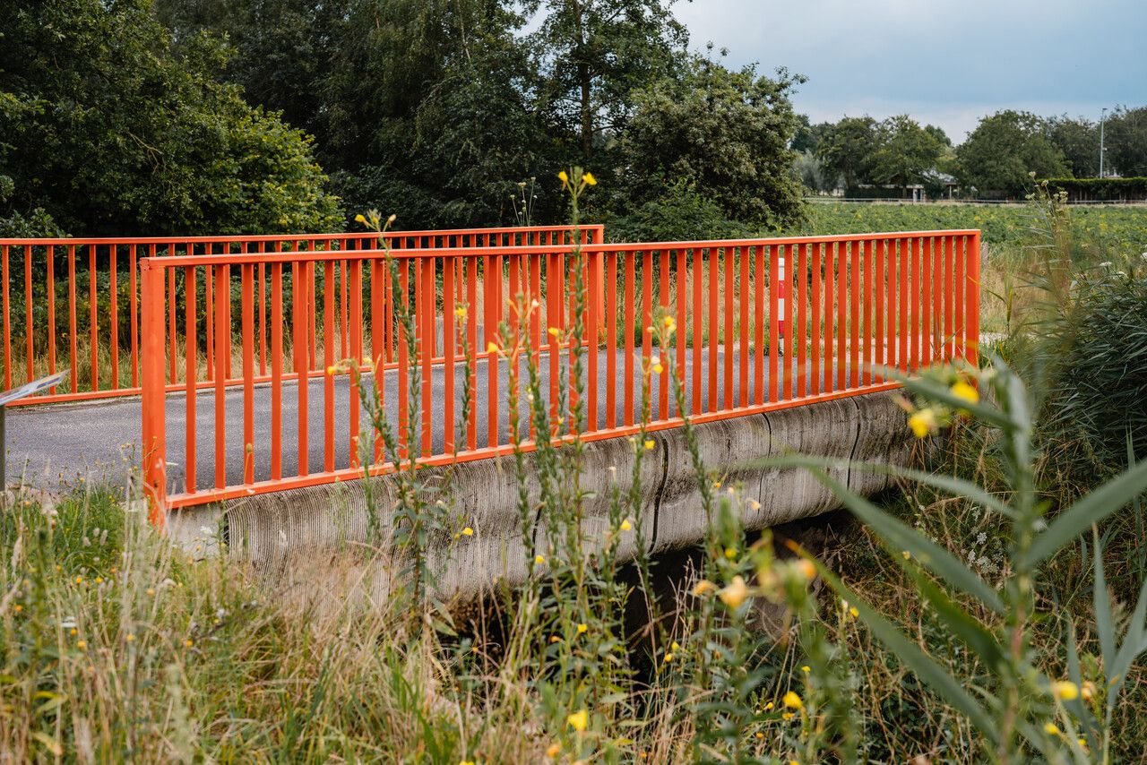 Zij aanzicht 3D-brug