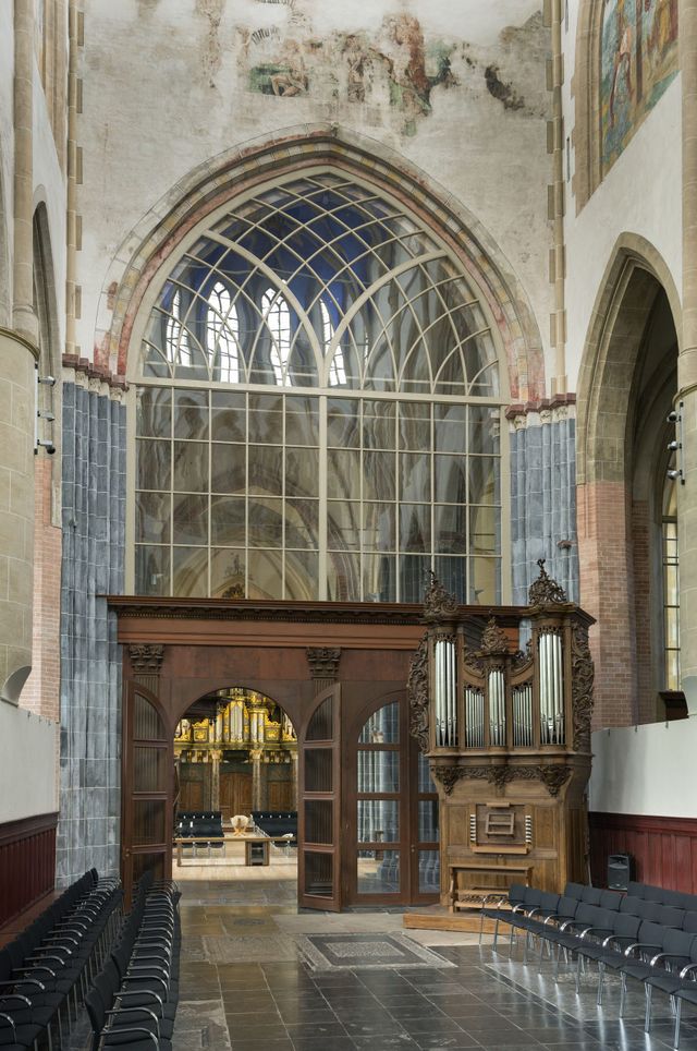 Overzichtsfoto Le Picard-orgel en Schnitgerorgel: John Stoel