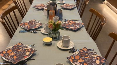 de lunch bij Hart van Spoordonk