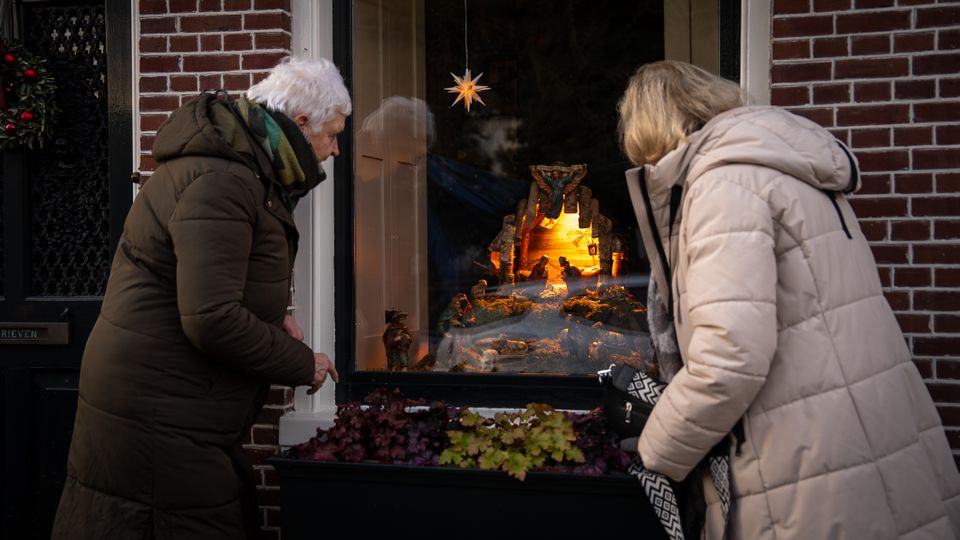 Kerstallenroute in Monnickendam