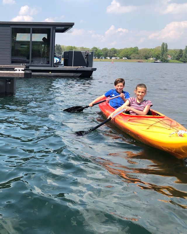 Marina Mookerplas op het water