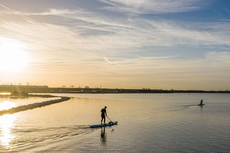 Op-Schouwen-Duiveland-Suppen-Bij-Grevelingenmeer-Zonsondergang