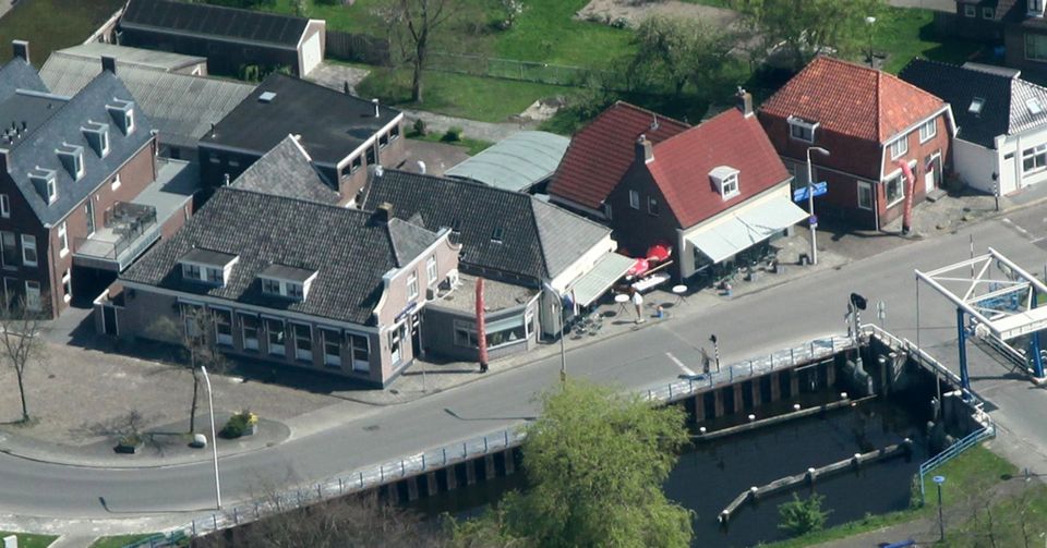 Bovenaanzicht Café Troost