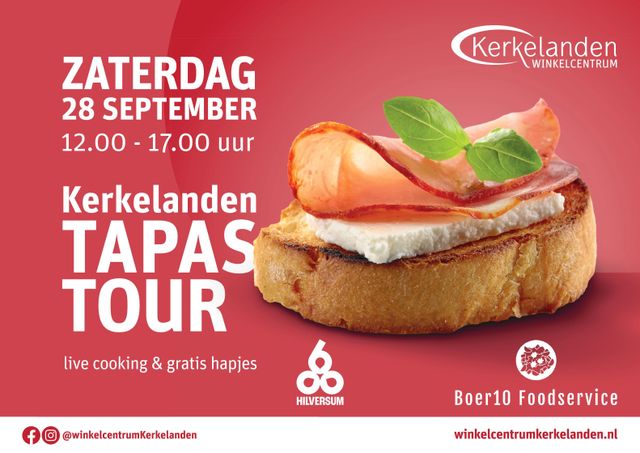 Affiche Tapas_Tour Kerkelanden