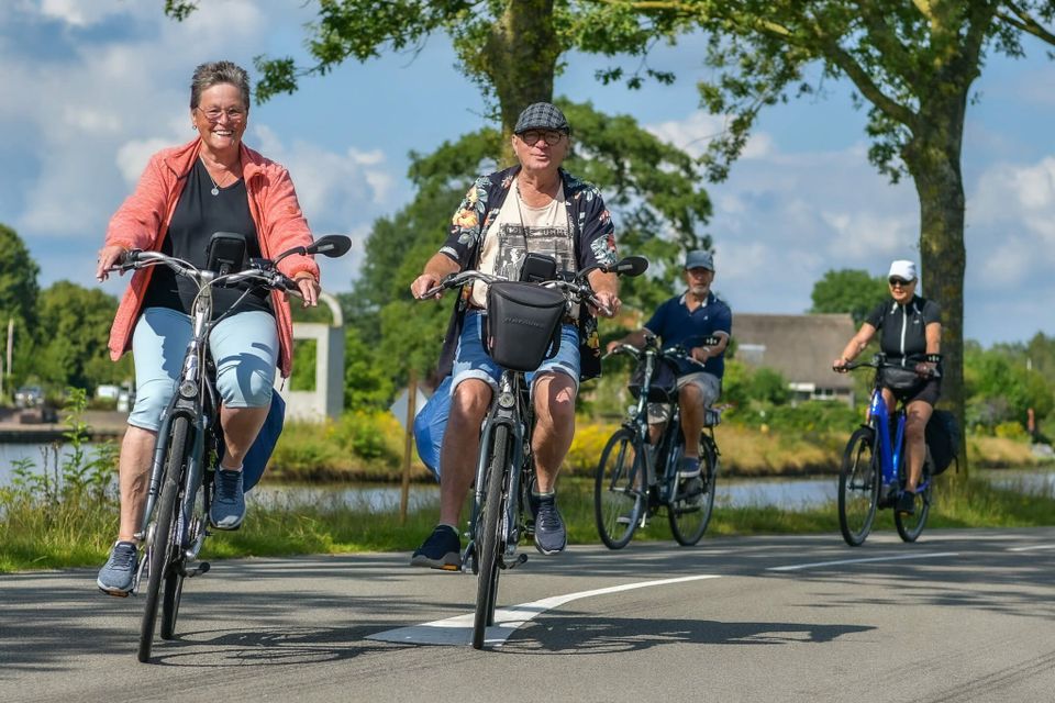 groep fietsers