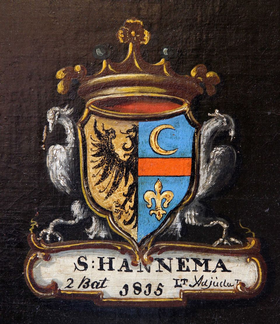 Het wapenbord van Hannema.