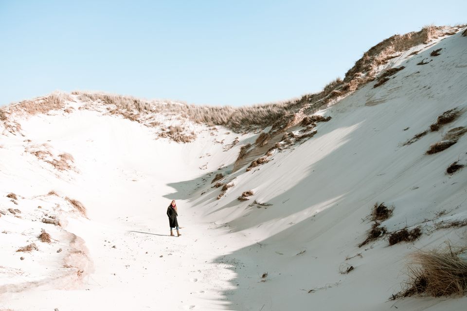 Duinen aan de kust in Nederland