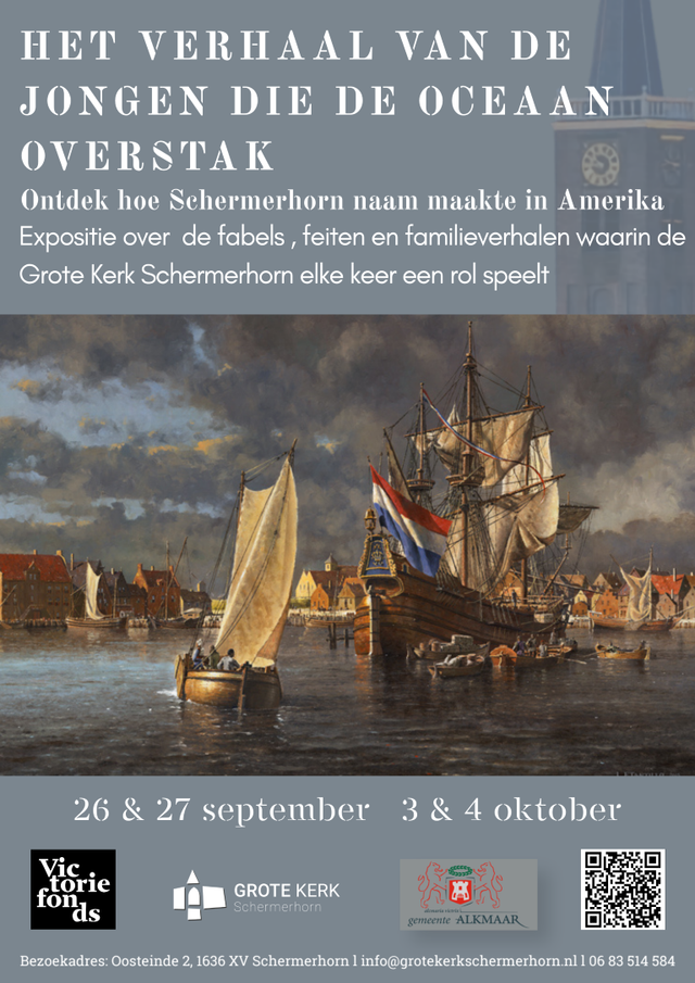 Poster van Schermerhorn & Amerika Expositie