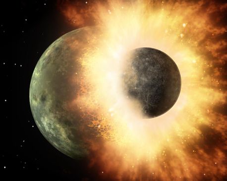 Lezing over de evolutie van de maan