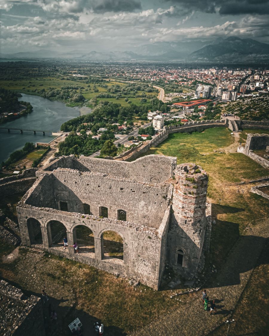 De Rozafa-burcht in Albanië