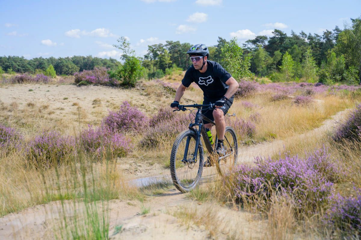 1 mtb'er op het parcours