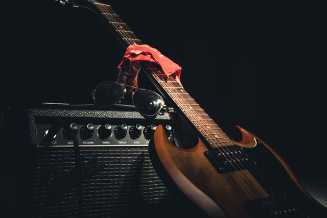 elektrische gitaar en versterker