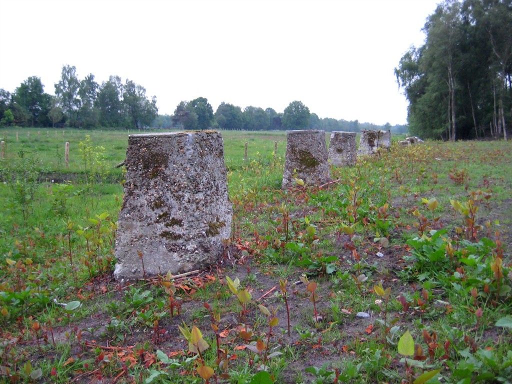 Fundamente des Torfschuppens De Halte