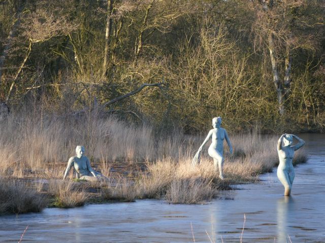 3 baadsters aan de wandelroute: Andreas Schotel