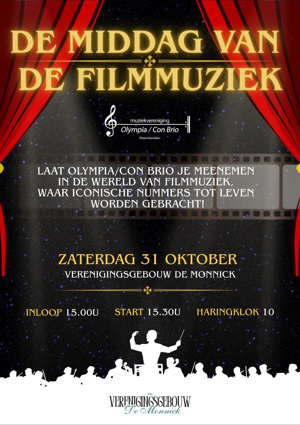 Poster de middag van de filmmuziek
