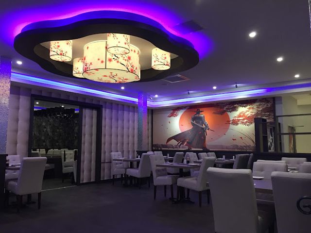 Binnen in Japans Restaurant Sushi en Grill Umai gelegen in Delft