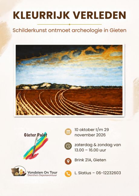 Kleurrijk Verleden - Schilderkunst Ontmoet Archeologie in Gieten
