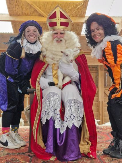 Sinterklaas bij boerderij Geertje's Hoeve