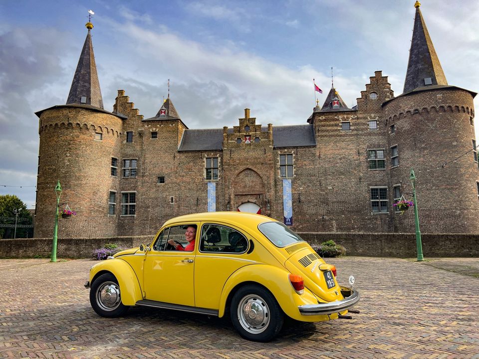 Gele gever voor Kasteel Helmond