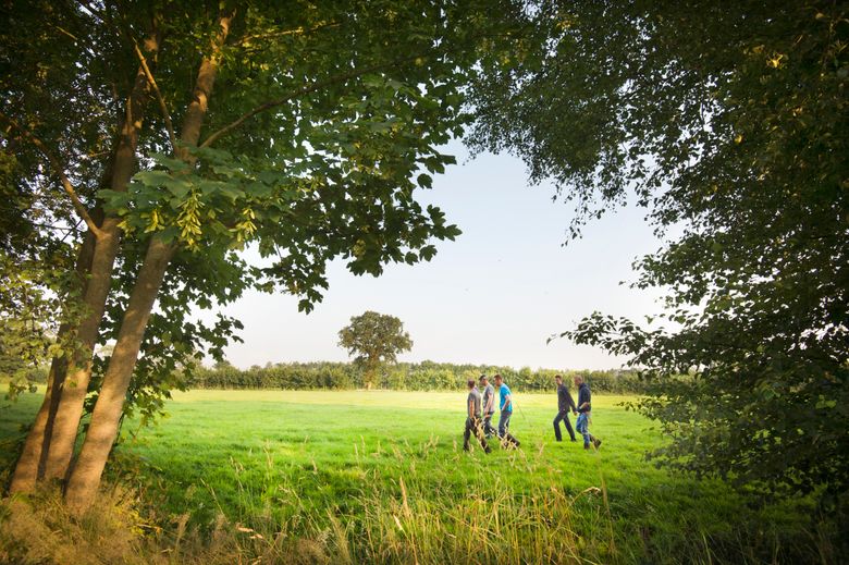 Checken bij Yvonne staat in de mag foto's zakelijk interessant: Groen & weids