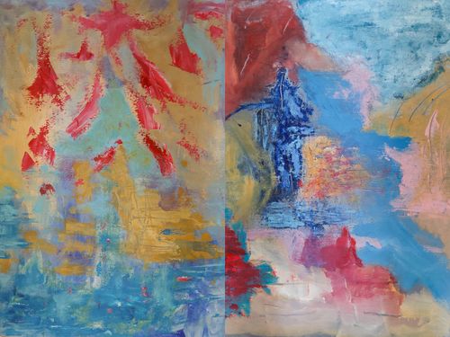 Abstracte schilderijen