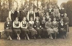 oude foto van een groep