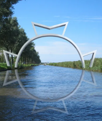 Bonkevaart finish elfstedentocht in Leeuwarden