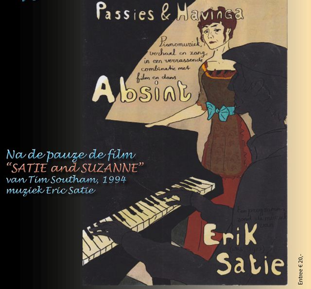 Vintage poster van Eric Satie en Film