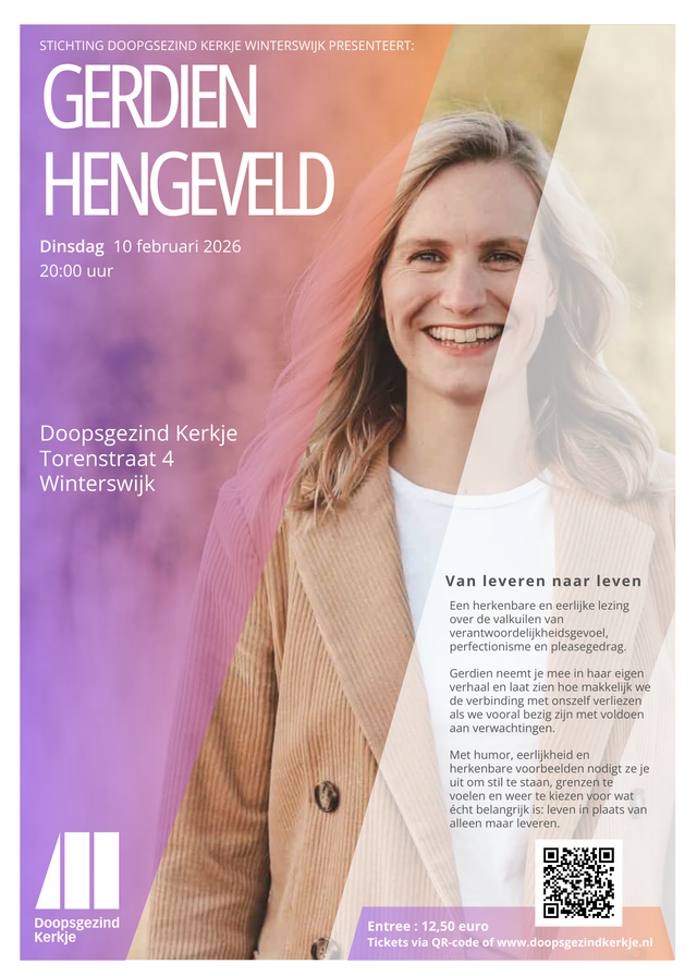 Lezing | Van leveren naar leven