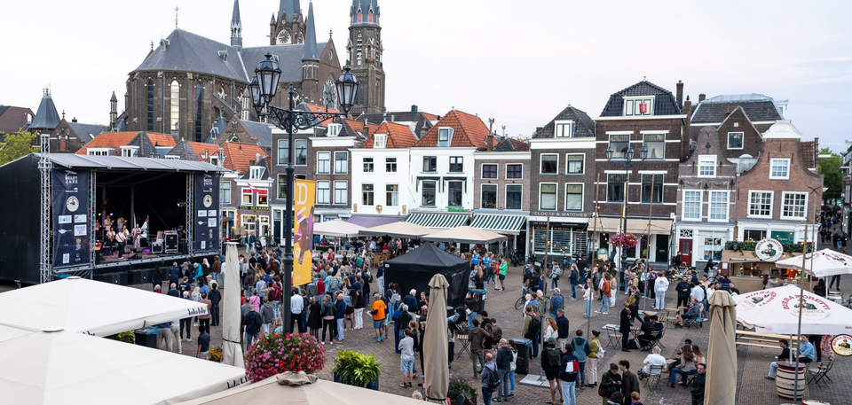 Sfeerimpressie Delft Jazz op de Markt