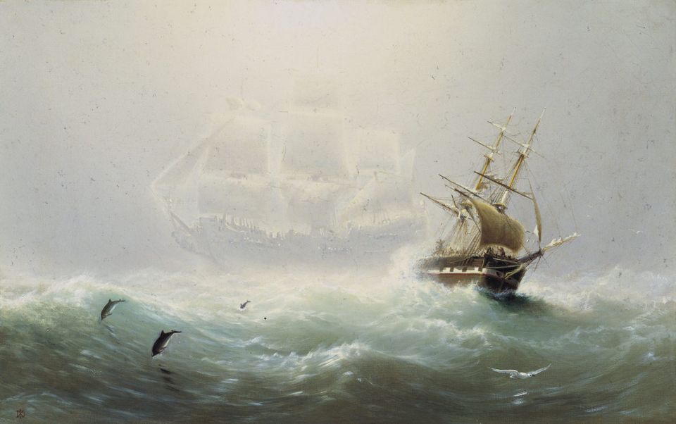 Ship in the sea