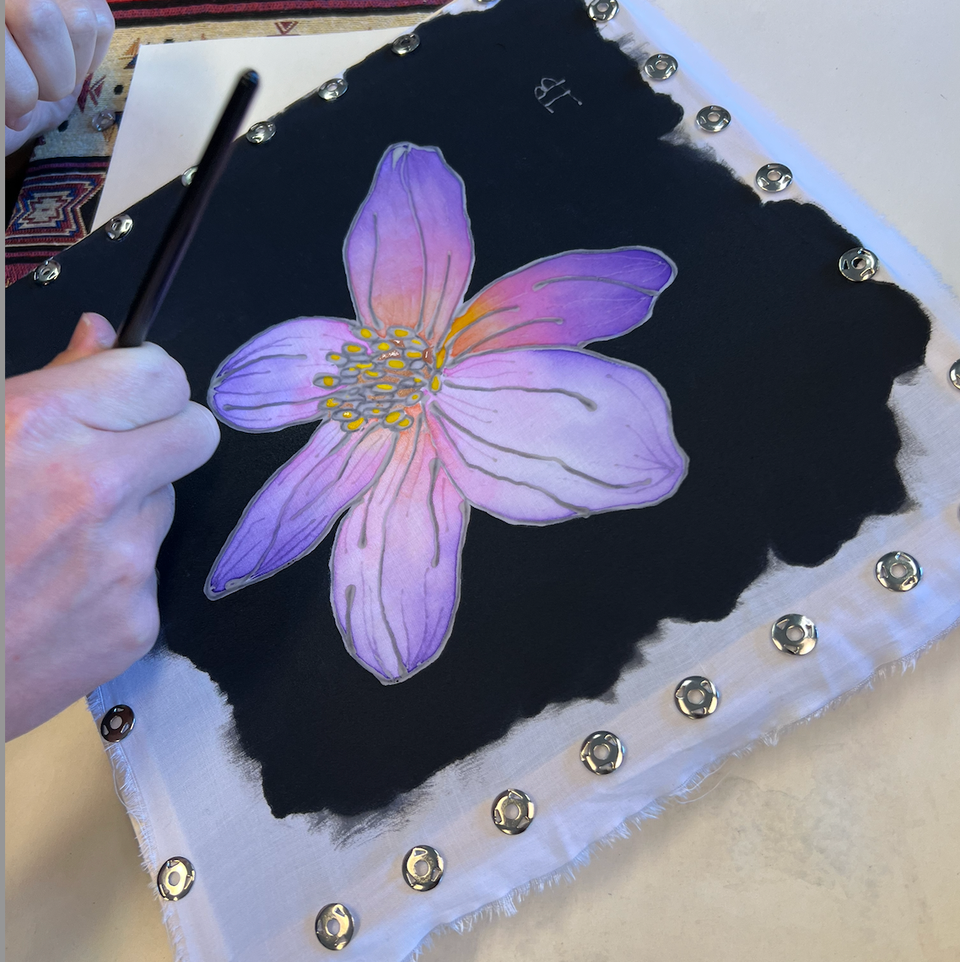 Batik art workshop Luna Nguyen Atelier Almere stad Spoordreef Saeckenborgh