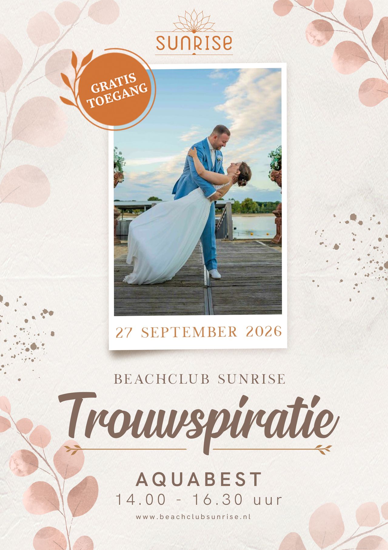 Trouwspiratie Beachclub Sunrise