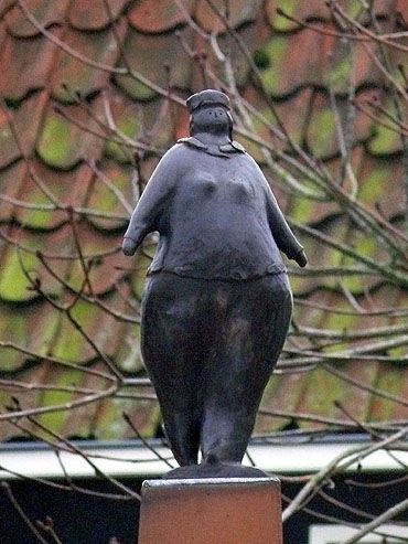 Elfstedentocht beeld Aukje in IJlst