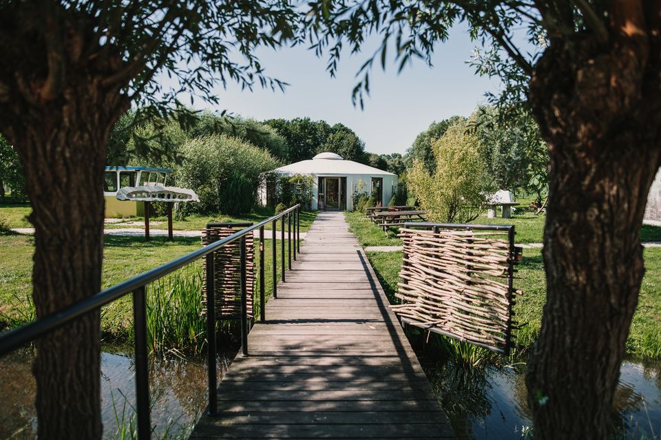 Yurt op landgoed