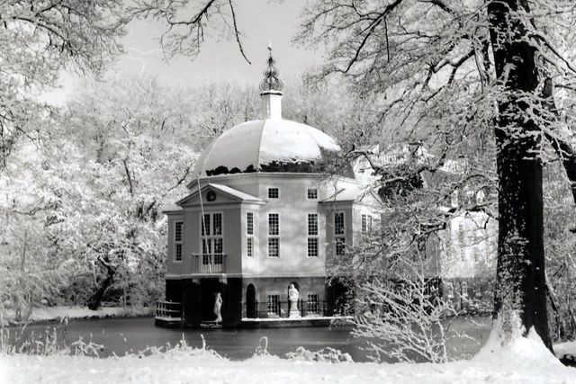 Trompenburgh in zwart wit (foto)