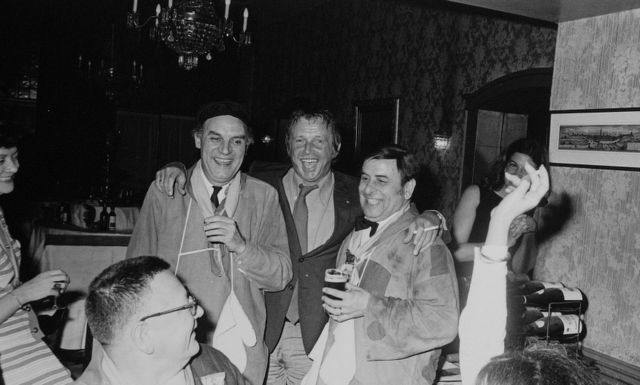 Toon Hermans in Hotel Central met Wim Kersten en Joep Peters (1971). 