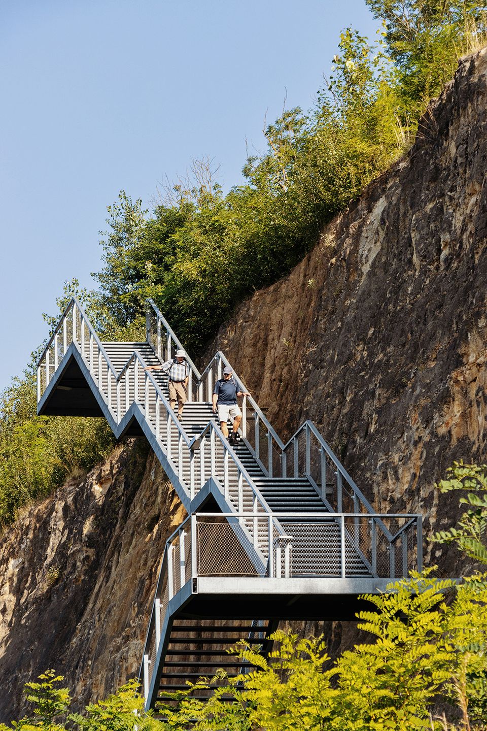 Trappen bij de ENCI-Groeve