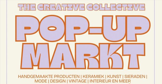 Affiche van The Creative Collective Pop-up Markt