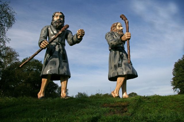 De reuzen Ellert & Brammert.